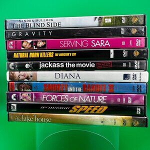 10 DVDs WITH GREAT MOVIES IN ONE BUNDLE. SEE PHOTOS FOR TITLES.